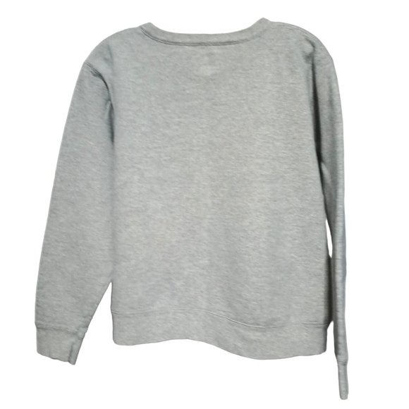 Christmas Halloween Sweatshirt Hanes Womens Size XL If The Boot Fits Gray Long S - Picture 3 of 5